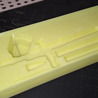 Khay Gridfinity đựng Airbrush (Gridfinity Airbrush Storage Tray)