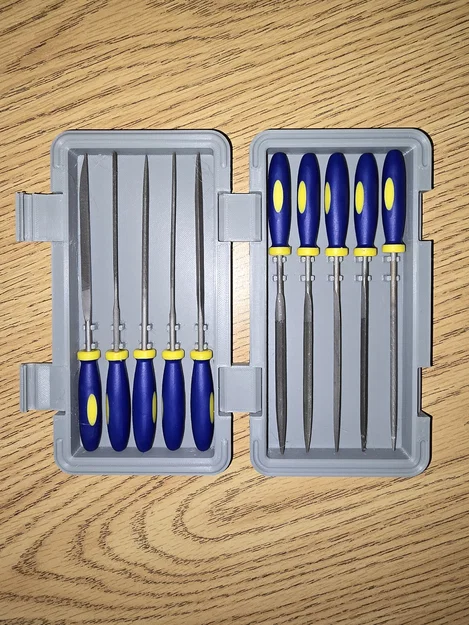Hộp đựng bộ giũa 10 cây (Needle File Set Box) in 3D tiện lợi - Image 4