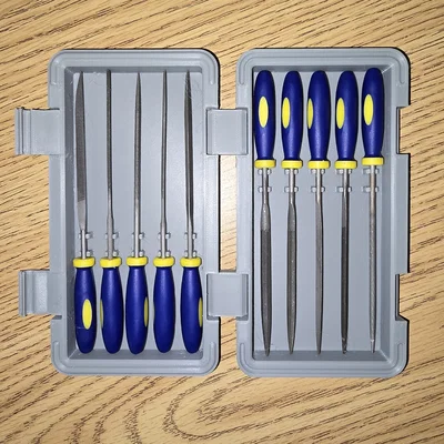 Hộp đựng bộ giũa 10 cây (Needle File Set Box) in 3D tiện lợi