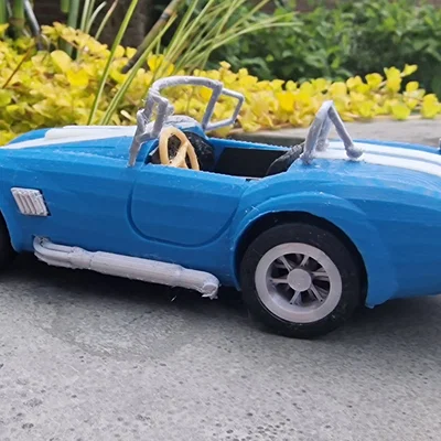 Mô hình in 3D xe cổ điển Shelby Cobra 427 đời 1965