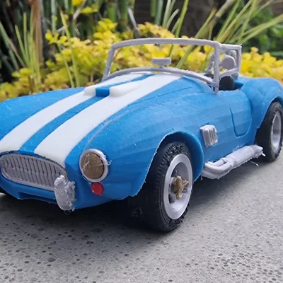 Mô hình in 3D xe cổ điển Shelby Cobra 427 đời 1965