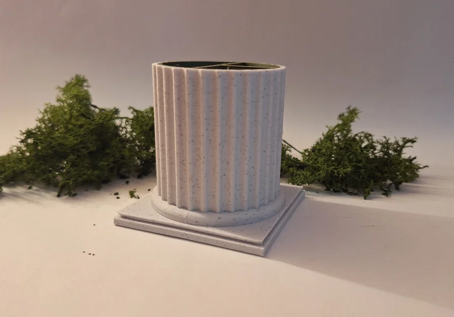 Ống cắm bút kiến trúc Hy Lạp cổ đại - Mẫu in 3D trang trí bàn làm việc - Image 1