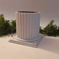 Ống cắm bút kiến trúc Hy Lạp cổ đại - Mẫu in 3D trang trí bàn làm việc - Thumbnail 1