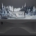 Nắp che quạt 120mm họa tiết tinh thể băng (Ice Crystals) - Thumbnail 2