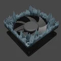 Nắp che quạt 120mm họa tiết tinh thể băng (Ice Crystals) - Thumbnail 5