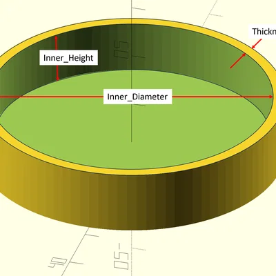Nắp Ống Kính Parametric (Cải Tiến)