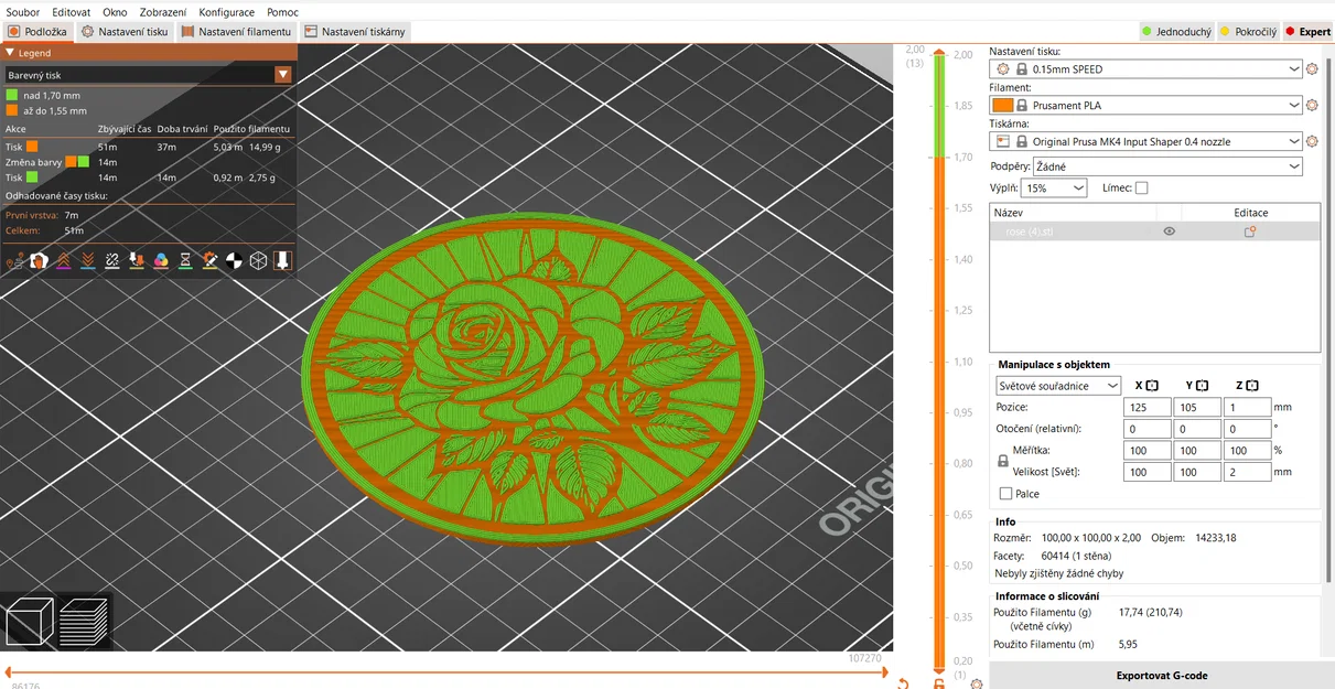 Hoa Hồng (Rose) – wall art, fan, coaster - Image 2