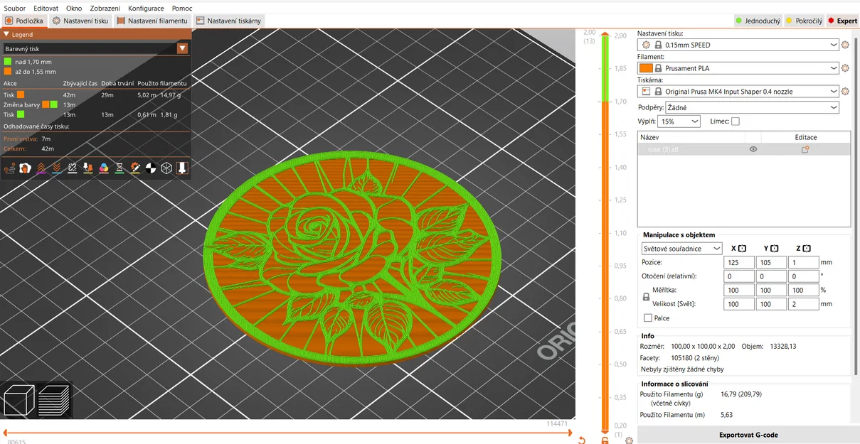 Hoa Hồng (Rose) – wall art, fan, coaster - Image 3