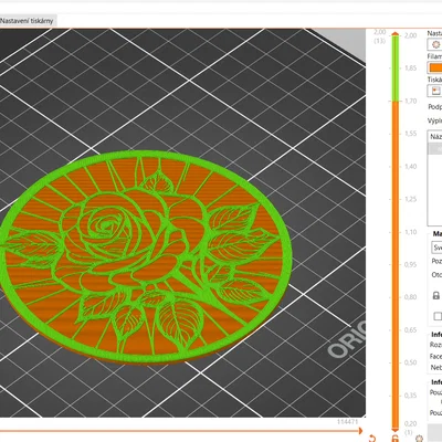 Hoa Hồng (Rose) – wall art, fan, coaster