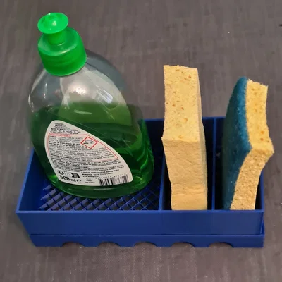 Giá đỡ bọt biển và nước rửa chén (Sponge & Dishwashing Liquid Holder)