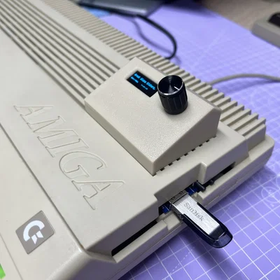 Vỏ gắn ngoài OLED Screen & Rotary Encoder cho A500 GOTEK