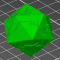 Bộ xúc xắc Cracked D&D (D4-D20) tối ưu cho in 3D - Thumbnail 6