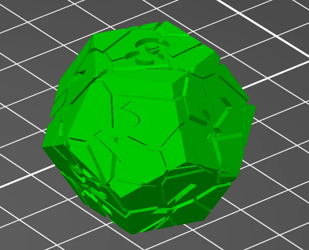 Bộ xúc xắc Cracked D&D (D4-D20) tối ưu cho in 3D - Image 7