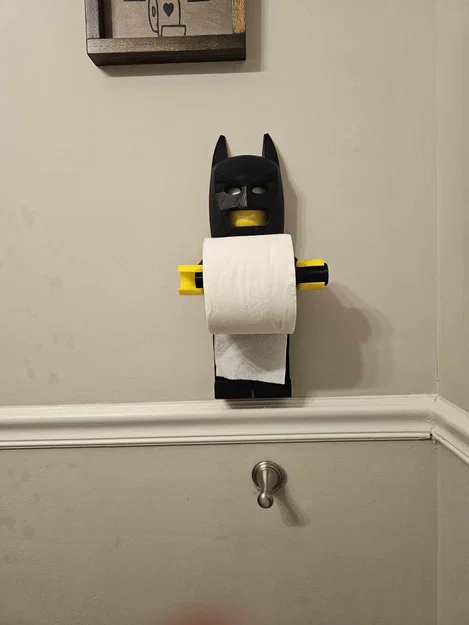 Giá treo giấy vệ sinh hình nhân vật Batman độc đáo cho phòng tắm - Image 1