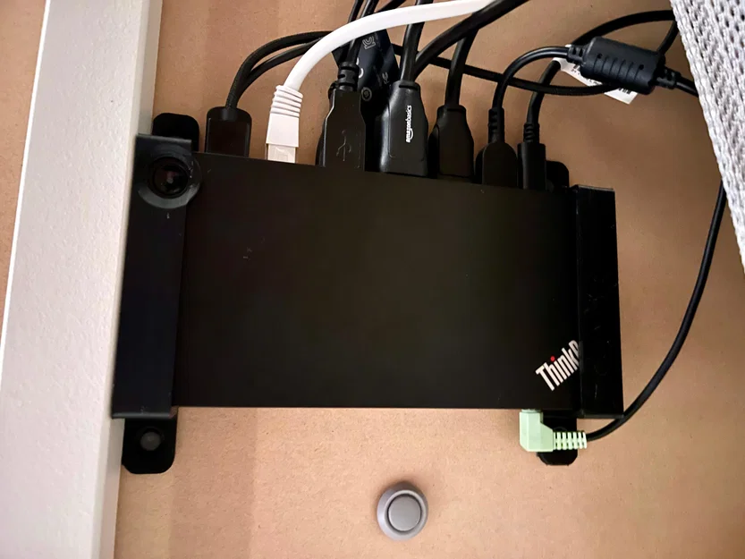 Đủ phiên bản! Giá treo Lenovo Dock dưới bàn / treo tường (không cần vít) - Image 1