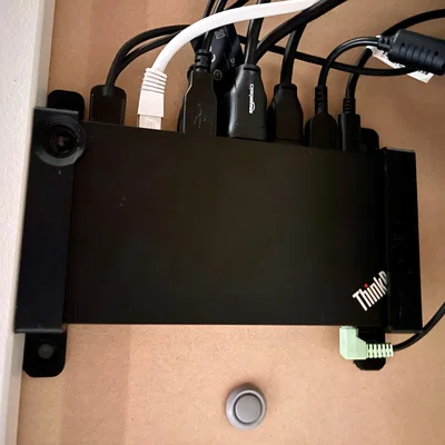 Đủ phiên bản! Giá treo Lenovo Dock dưới bàn / treo tường (không cần vít)