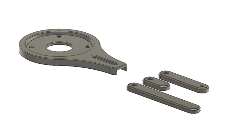 Cữ cắt vòng tròn cho router Dewalt (Dewalt router circle jig) - Image 2
