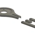 Cữ cắt vòng tròn cho router Dewalt (Dewalt router circle jig) - Thumbnail 2