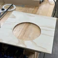 Cữ cắt vòng tròn cho router Dewalt (Dewalt router circle jig) - Thumbnail 4