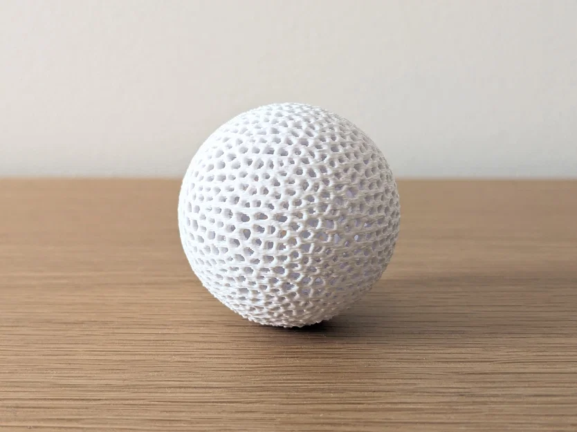 Bóng bàn Airless (Airless Ping Pong Ball) in 3D - Image 1