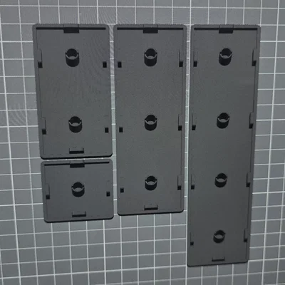 Bộ nắp bịt đầu thanh nhôm định hình 40x40 đến 40x160 cho Simrig
