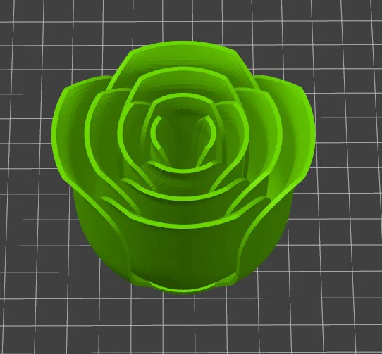 Mô hình trang trí hoa hồng 3D tinh tế cho không gian sống - Image 1