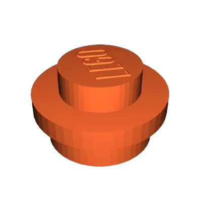 Mô hình gạch LEGO tròn (Round LEGO Brick) in 3D chi tiết
