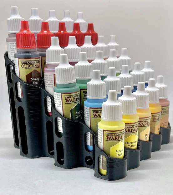 Kệ Sơn Họa Tiết Lục Giác cho Chai Army Painter (Paint Stand) - Image 1