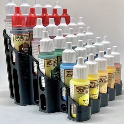 Kệ Sơn Họa Tiết Lục Giác cho Chai Army Painter (Paint Stand)