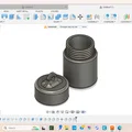 Hộp đựng đi cắm trại có ren (Threaded Camping Container) - Thumbnail 1