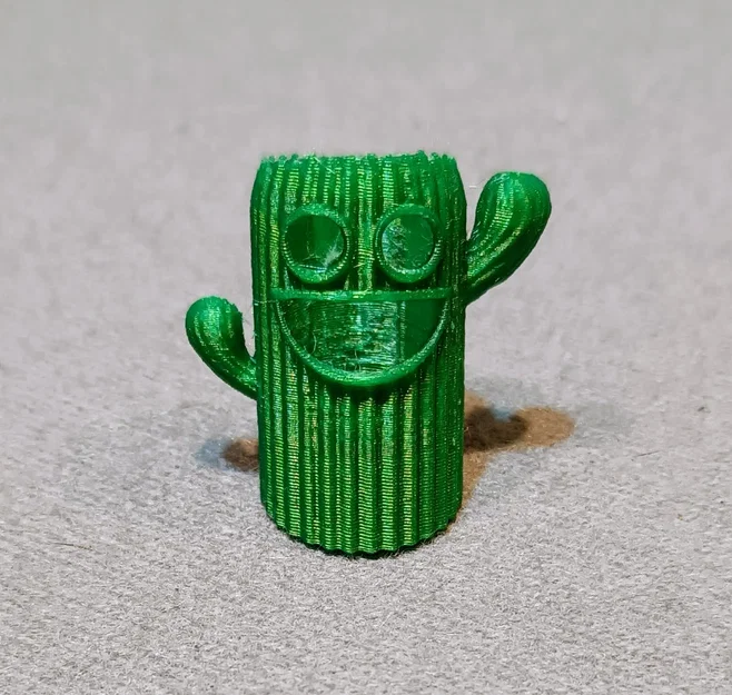 Vòng giữ khăn quàng 3D hình xương rồng Smiling Cactus cho hướng đạo - Image 2