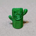 Vòng giữ khăn quàng 3D hình xương rồng Smiling Cactus cho hướng đạo - Thumbnail 2