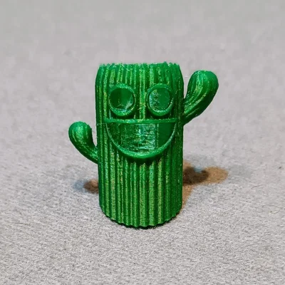 Vòng giữ khăn quàng 3D hình xương rồng Smiling Cactus cho hướng đạo