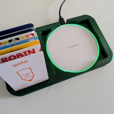 Đế Sạc Không Dây Tích Hợp Khay Đựng Thẻ Cho Yoto Player