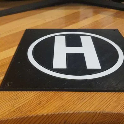 Bệ đáp trực thăng/drone (Drone Helicopter Landing Pad)