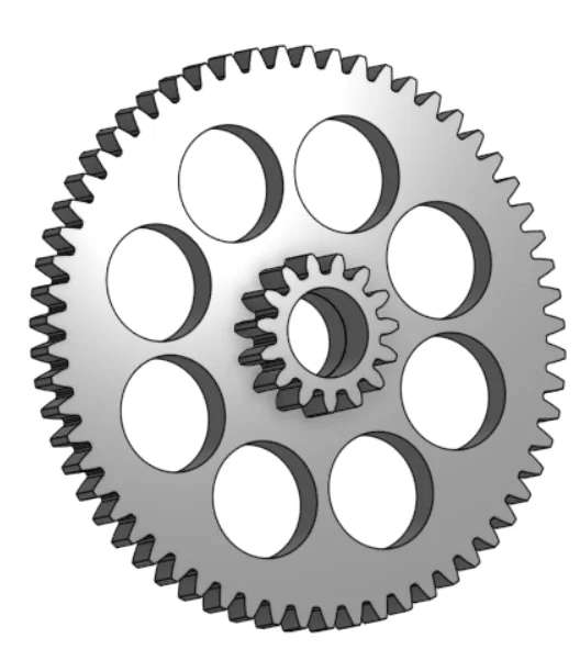 Mô hình hộp số mini 256:1 – Đồ chơi Fidget cơ khí độc đáo - Image 3