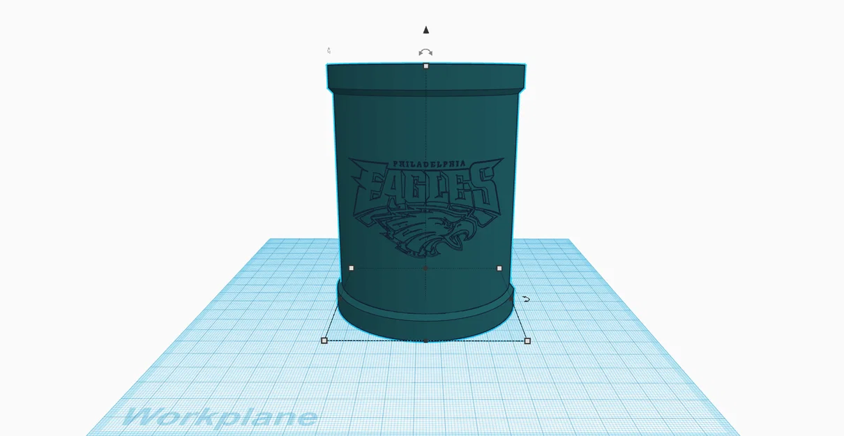 Bao giữ lạnh Philadelphia Eagles Koozie - Mẫu in 3D cho fan bóng bầu dục - Image 1
