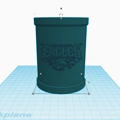 Bao giữ lạnh Philadelphia Eagles Koozie - Mẫu in 3D cho fan bóng bầu dục
