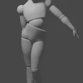 Mô hình búp bê tạo dáng 3D (Posing doll) hỗ trợ luyện vẽ chuyên nghiệp - Thumbnail 1