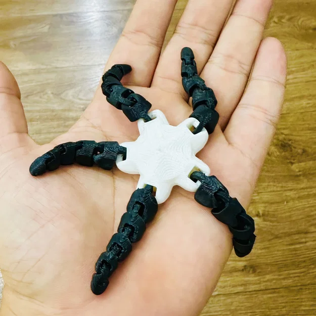 Mô hình sao biển Flexi Starfish linh hoạt với chân in 3D siêu bền - Image 1