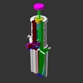 Kiếm lò xo rút gọn 3D - Mô hình đồ chơi cơ khí độc đáo - Thumbnail 9