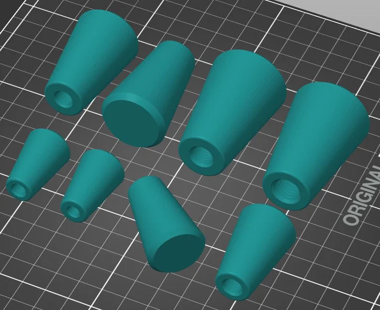 Konusgriff/Konusknopf (conical knob handle) ren metric M5–M12 - Image 1