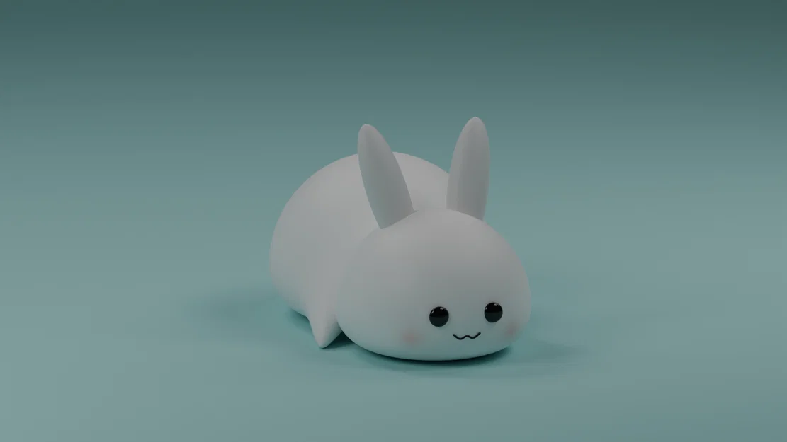 Mô hình chú thỏ xinh xắn trang trí bàn làm việc - Image 1
