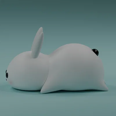 Mô hình chú thỏ xinh xắn trang trí bàn làm việc