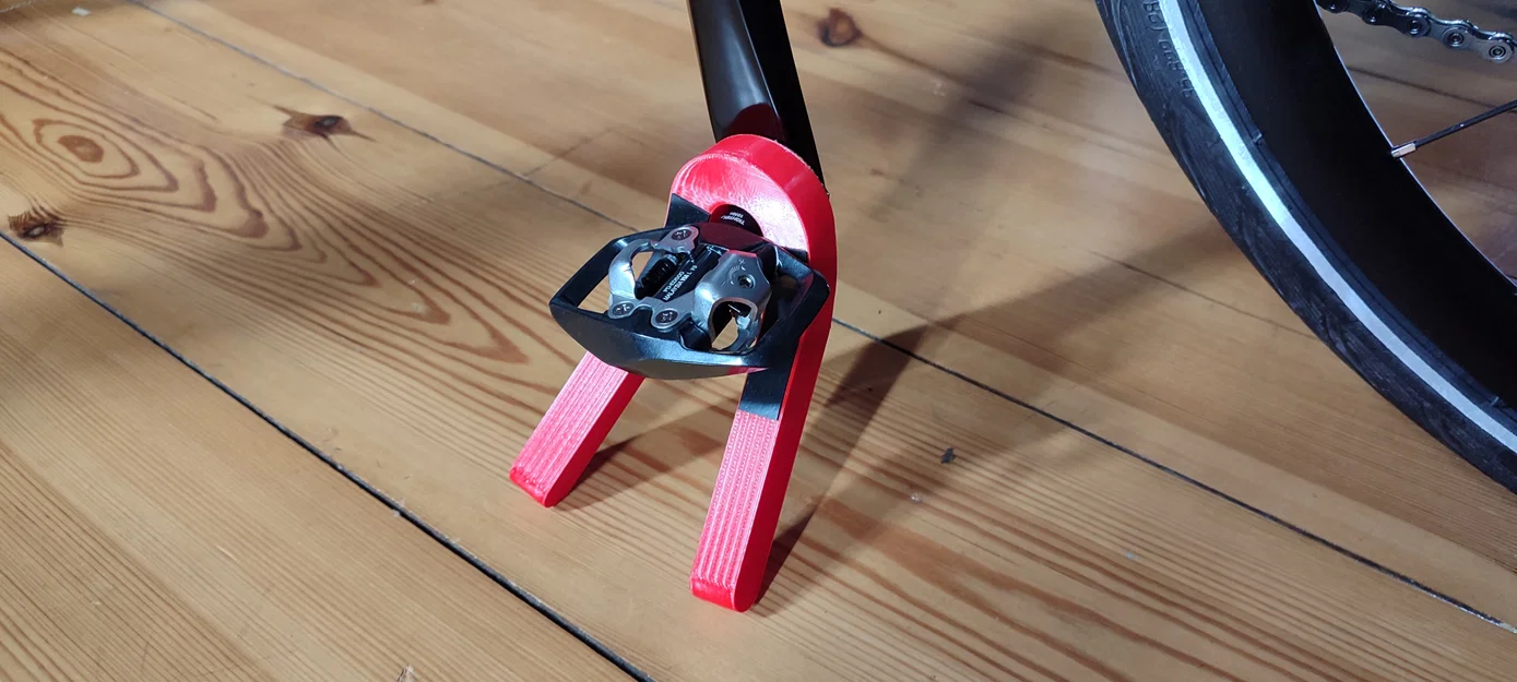 Stand dựng xe đạp (nghiêng theo pedal) – parametric - Image 5