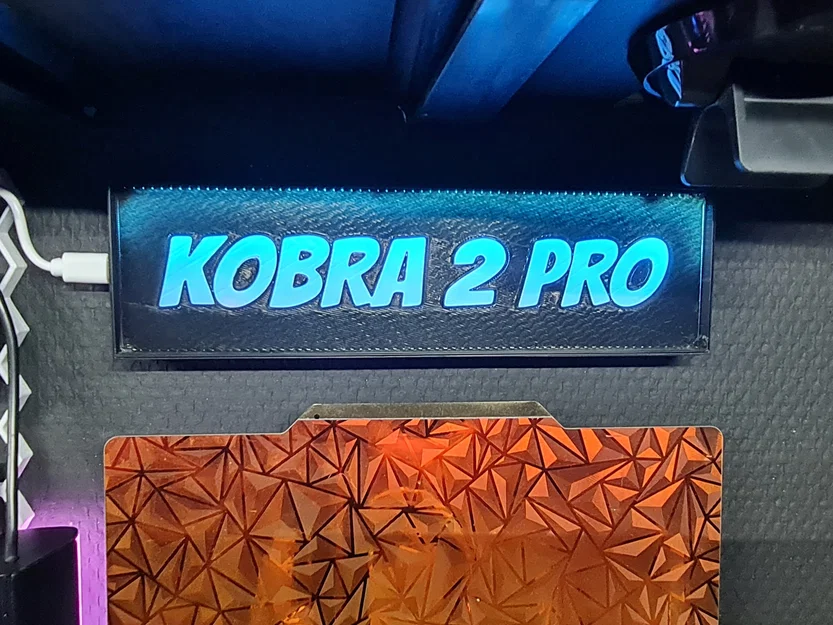 Logo ANYCUBIC LED (KOBRA 2 Series) - Image 5