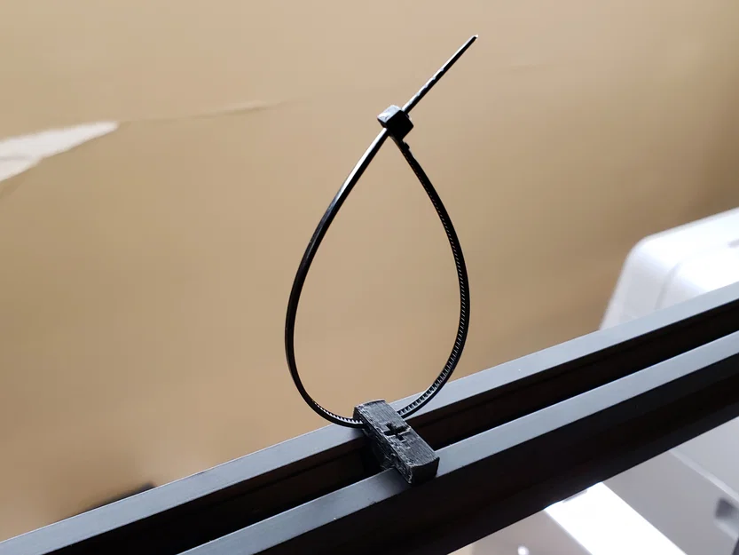 Kẹp dây rút cho nhôm định hình 2020 (2020 Aluminum Extrusion Zip Tie Clips) - Image 2