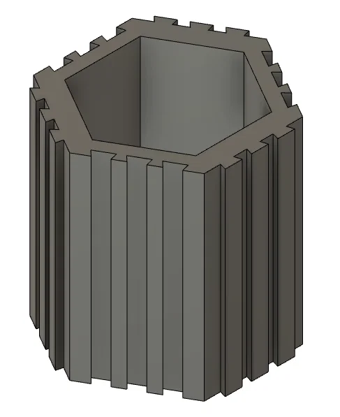 Chậu trồng cây lục giác 3D lắp ghép thông minh cực gọn - Image 3