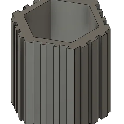 Chậu trồng cây lục giác 3D lắp ghép thông minh cực gọn