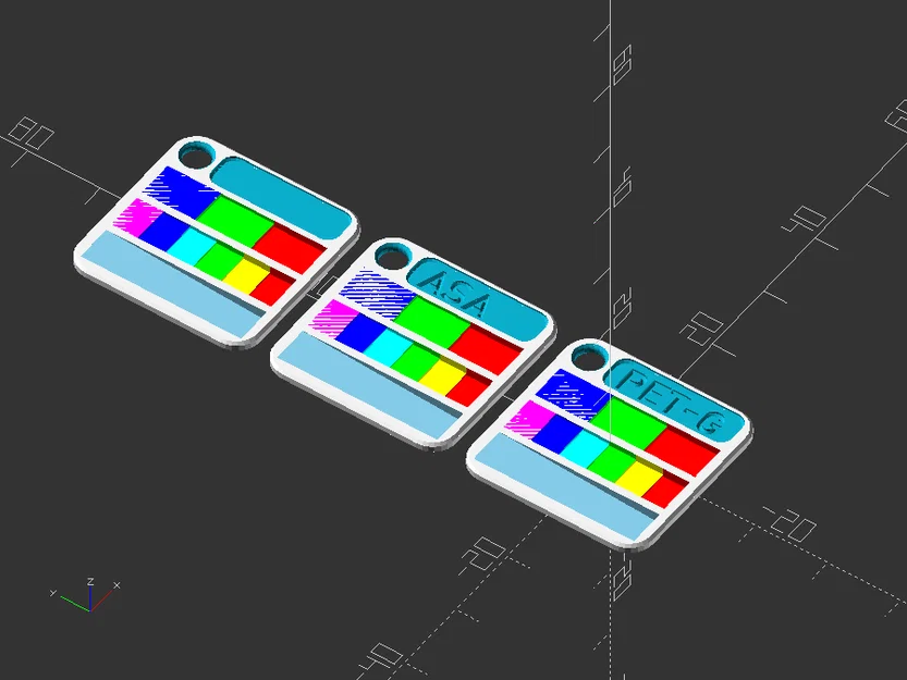 Thẻ mẫu thử nghiệm sợi in 3D (Filament Swatch) tiện lợi - Image 4